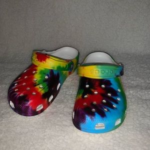 Tie Dye Crocs